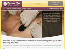 Tablet Screenshot of hairremovalmanhattan.com